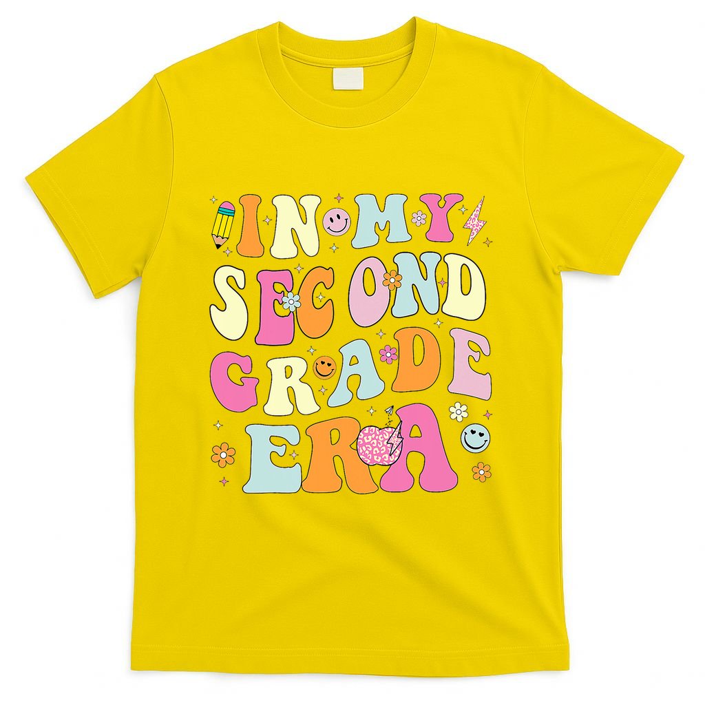 In My Second Grade Era 2nd Grade Girl Teacher Back To School T-Shirt