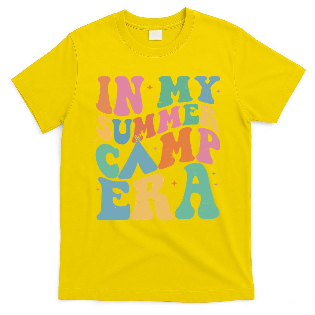 In My Summer Camp Era Retro Groovy T-Shirt