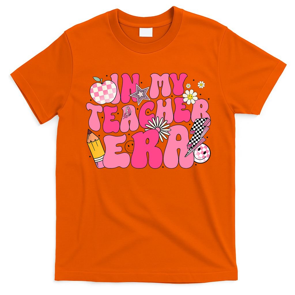 In My Teacher Era First Day Of School Back To School T-Shirt