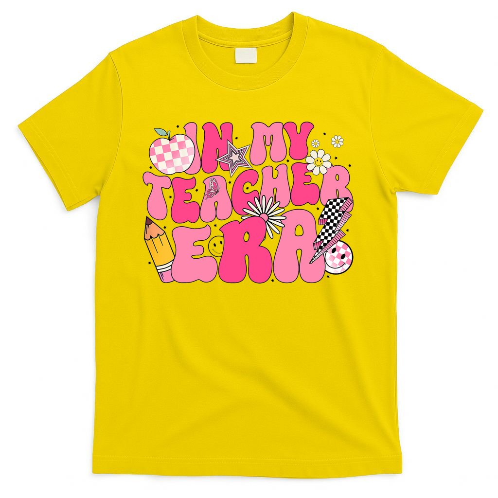 In My Teacher Era First Day Of School Back To School T-Shirt