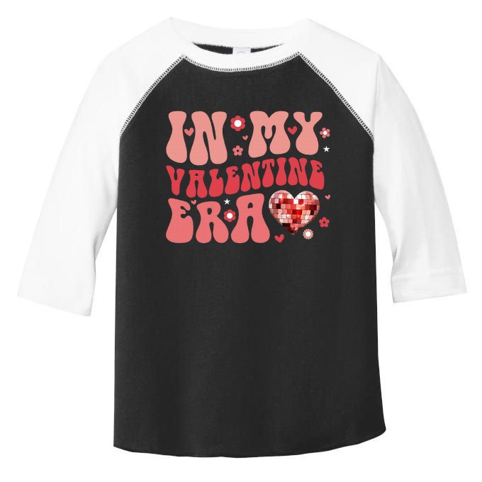 In My Valentine Era Cute ValentineS Day Retro Toddler Fine Jersey T-Shirt