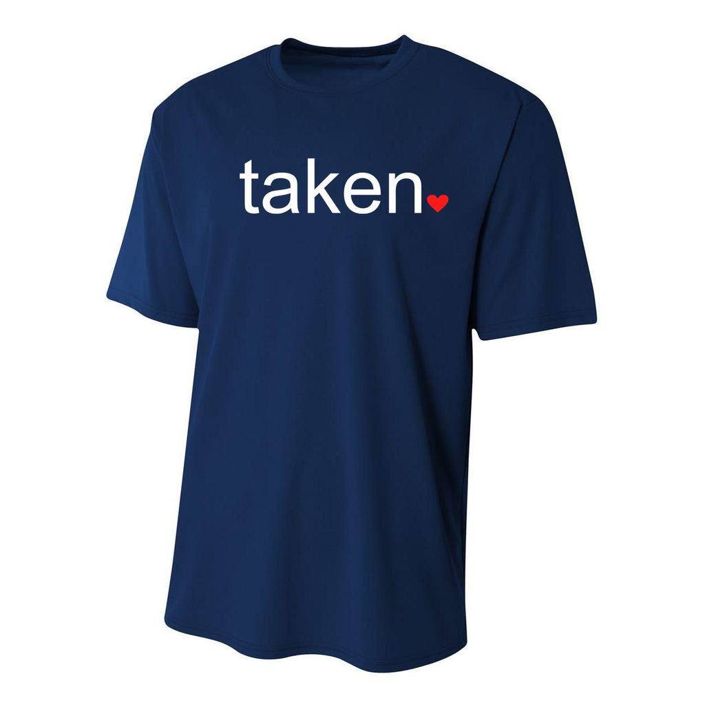 In Love and Taken Great For Valentines Day Youth Performance Sprint T-Shirt