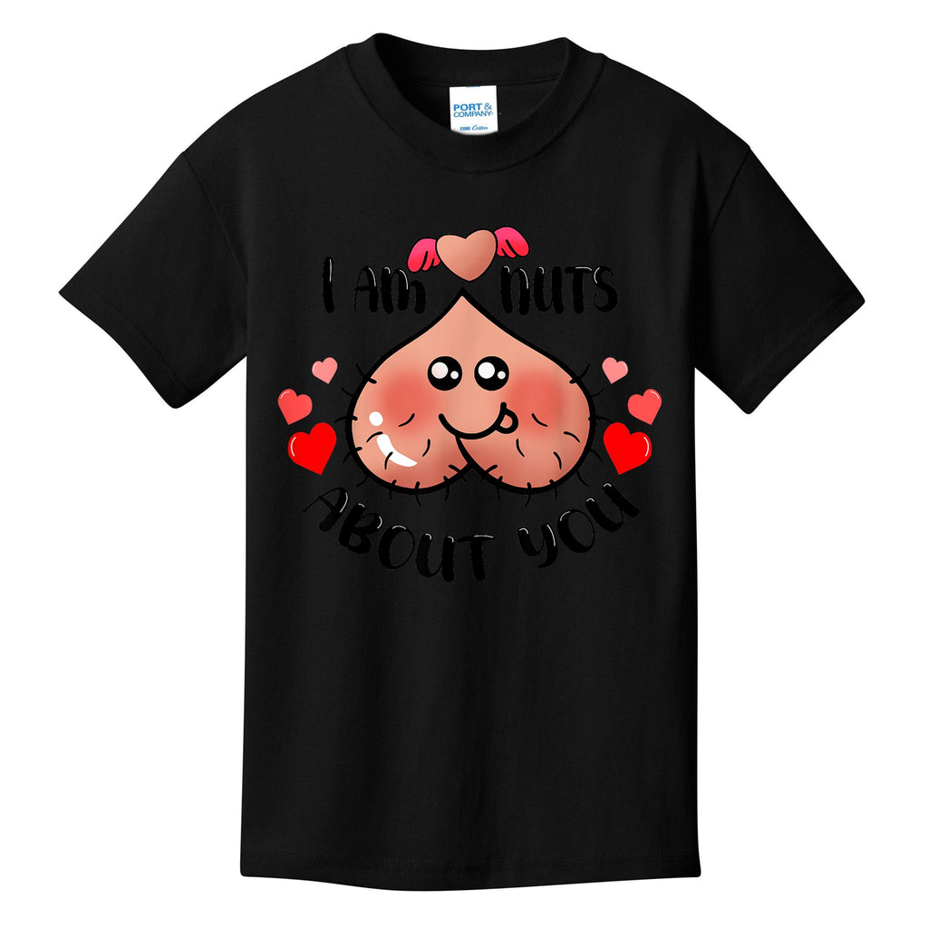 Im Nuts About You Funny Valentine Couple Funny Kids T-Shirt