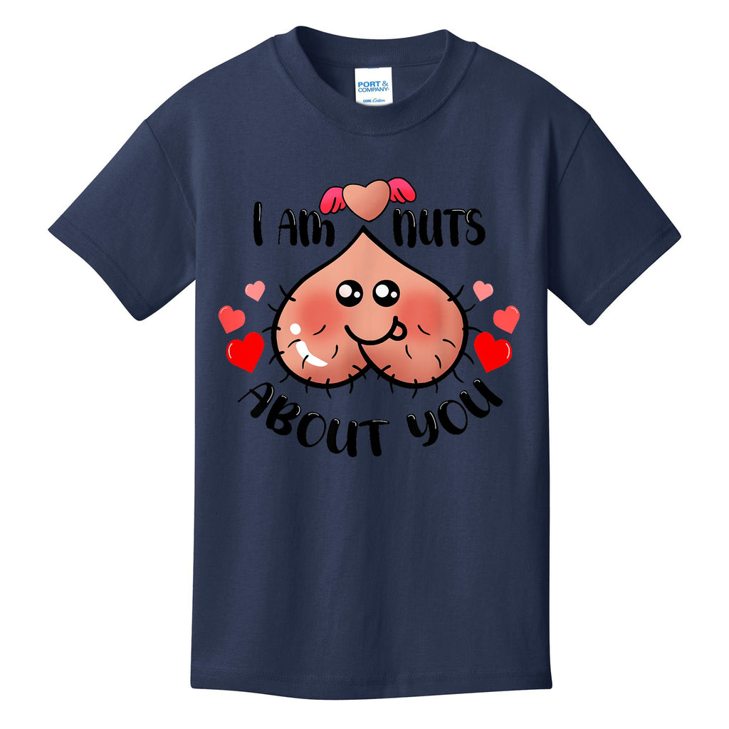 Im Nuts About You Funny Valentine Couple Funny Kids T-Shirt