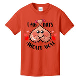 Im Nuts About You Funny Valentine Couple Funny Kids T-Shirt