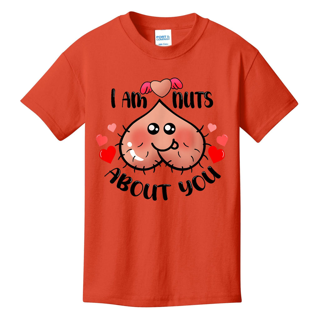 Im Nuts About You Funny Valentine Couple Funny Kids T-Shirt