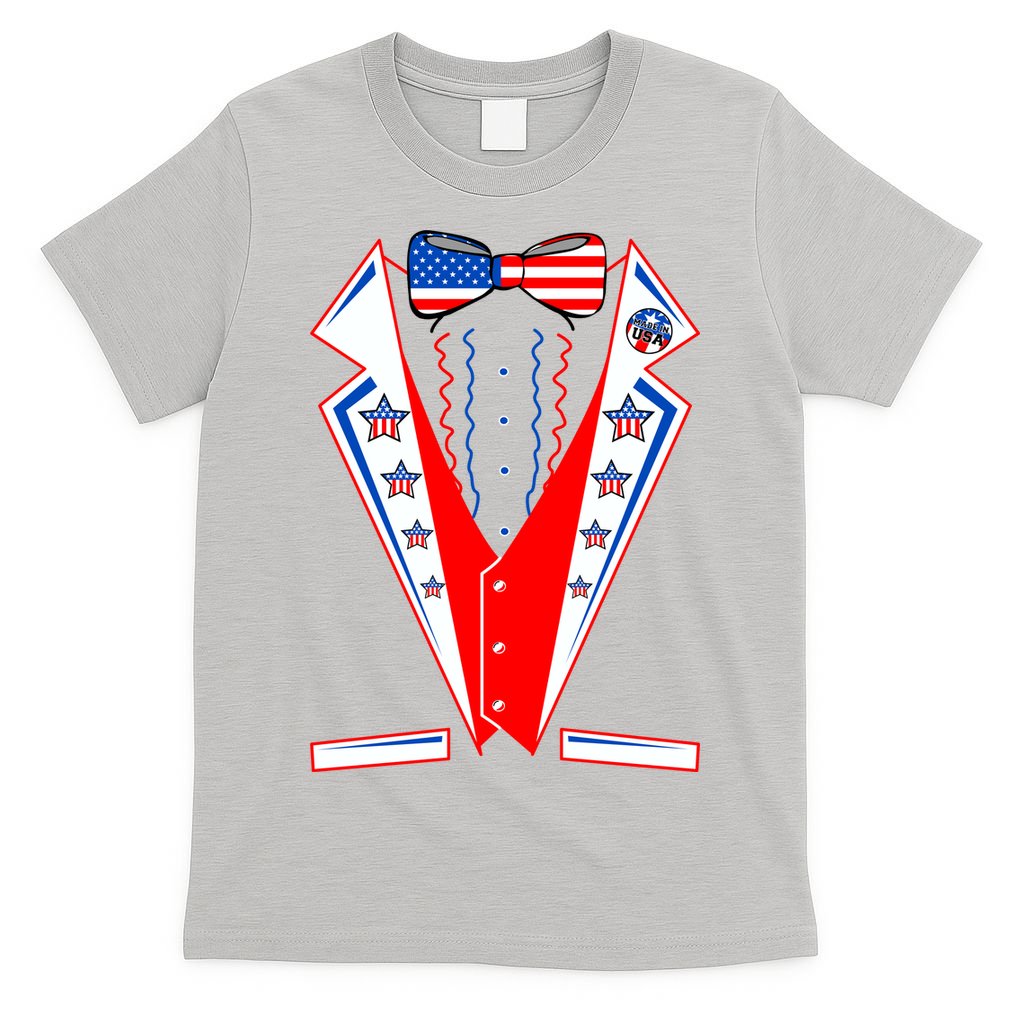 Independence Day USA Tuxedo Tux T-Shirt