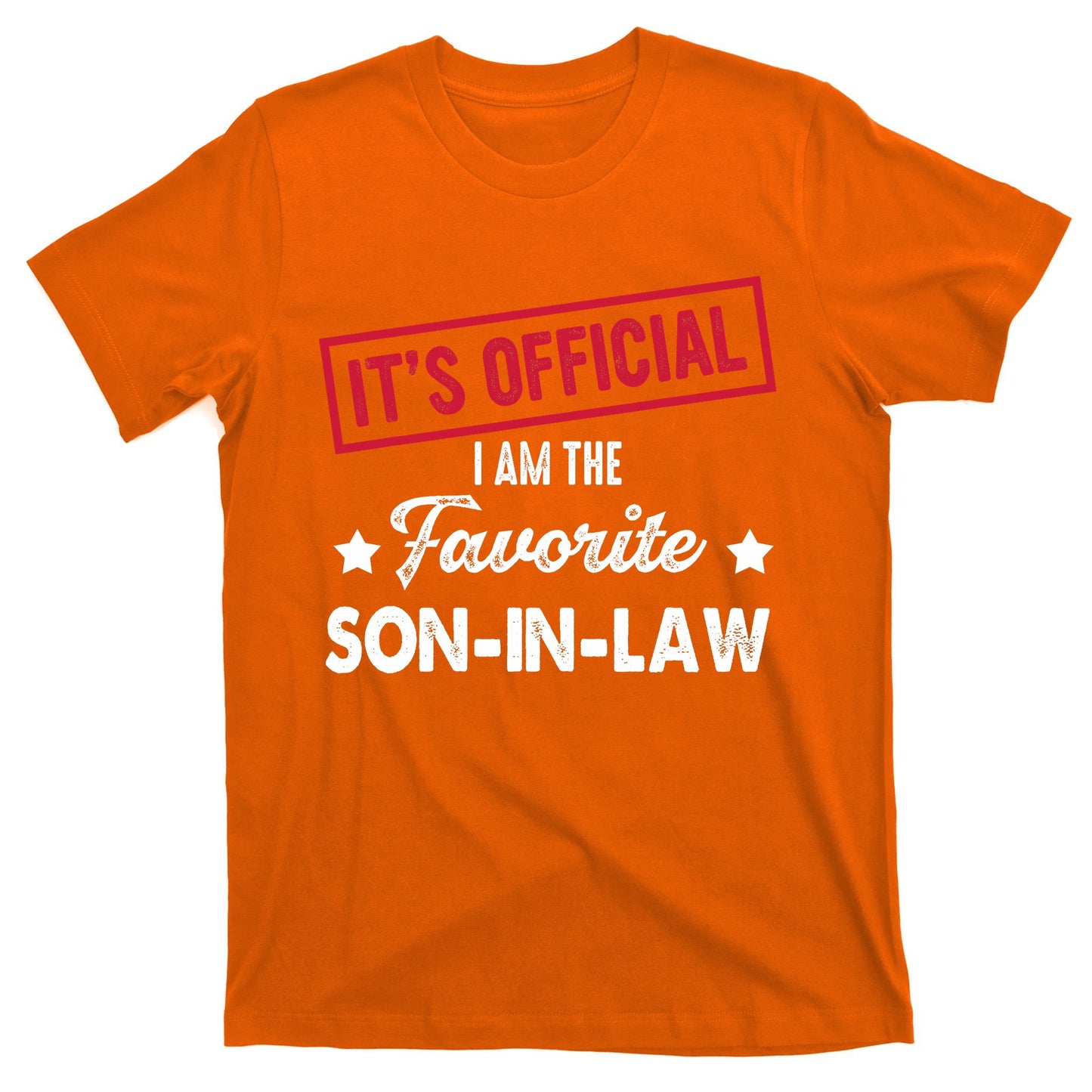 It's Official I'm The Favorite Son-In-Law T-Shirt