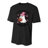 In October We Wear Breast Cancer Awareness Gift Youth Performance Sprint T-Shirt