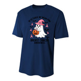 In October We Wear Breast Cancer Awareness Gift Youth Performance Sprint T-Shirt