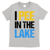 I Pee In The Lake Funny Summer Vacation T-Shirt