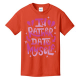 Id Rather Date Myself Anti Valentines Day Funny Kids T-Shirt