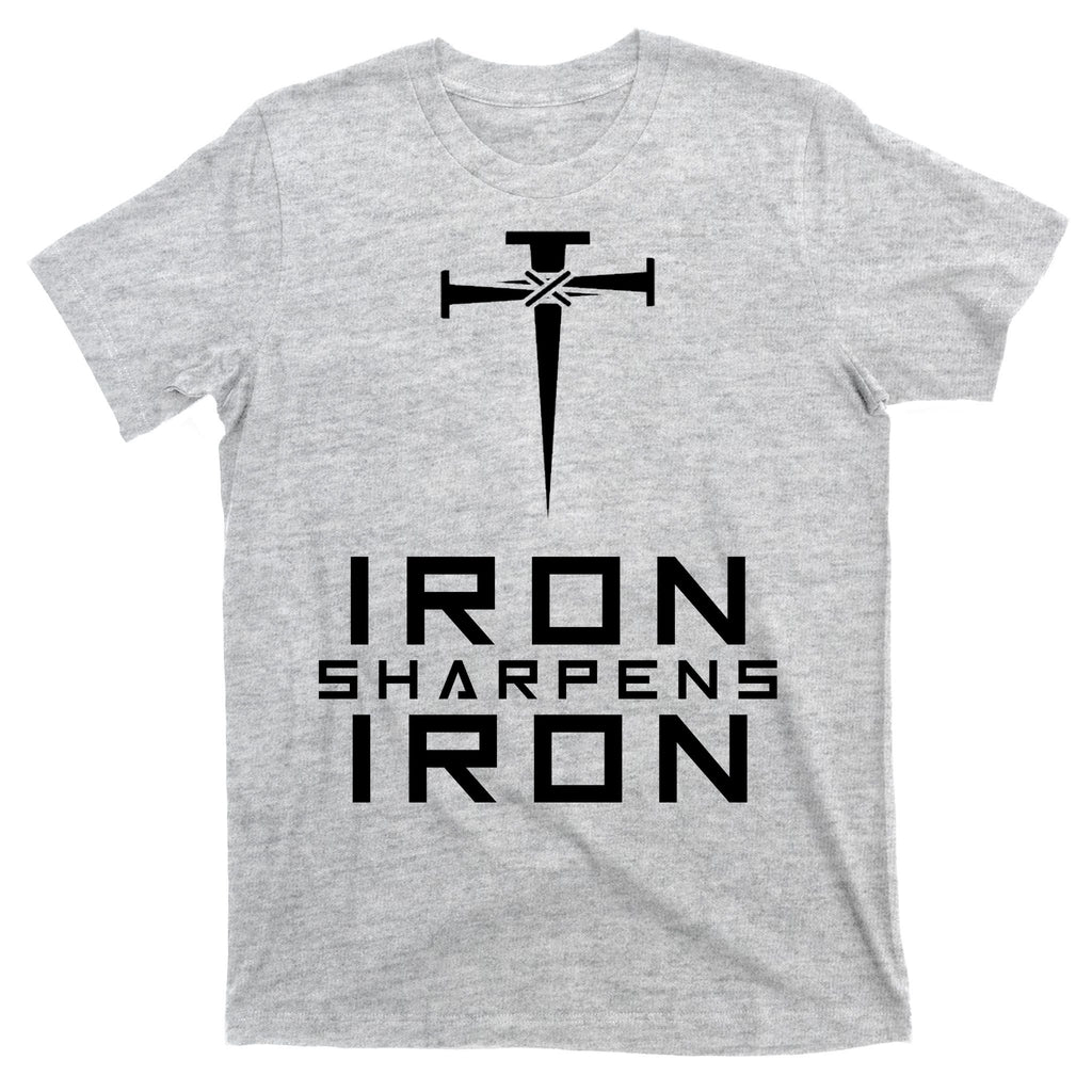 Iron Sharpens Iron Christian Faith T-Shirt