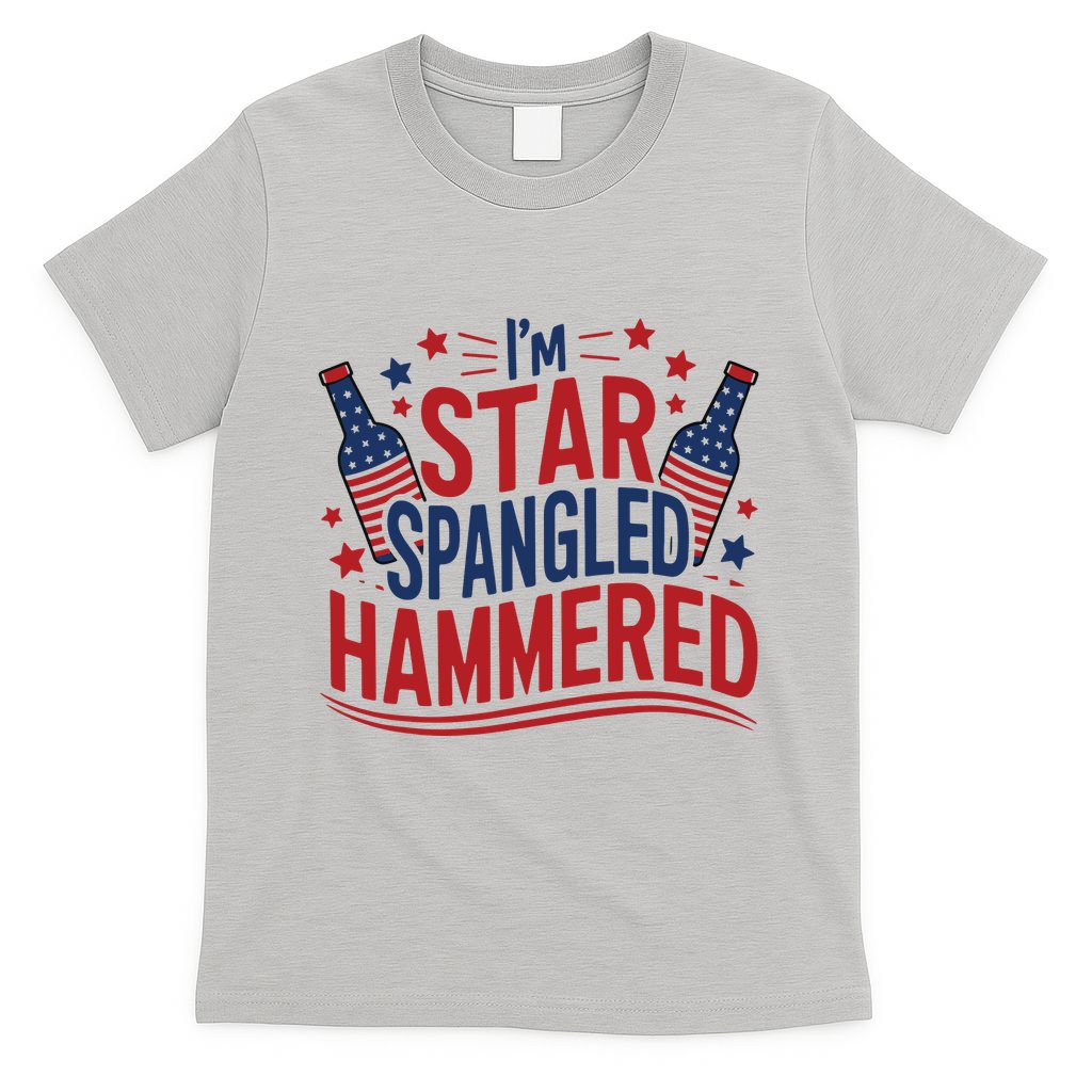 Im Star Spangled Hammered Funny 4th Of July T-Shirt