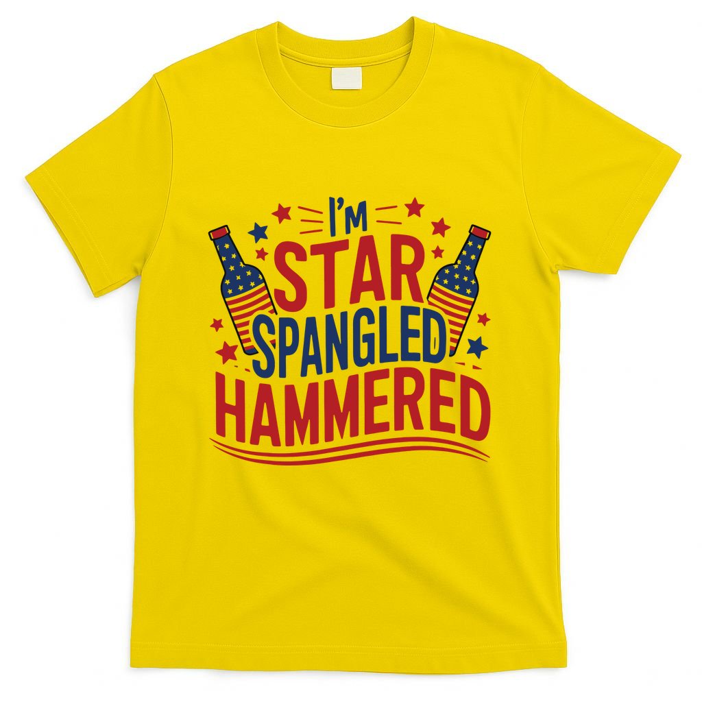 Im Star Spangled Hammered Funny 4th Of July T-Shirt