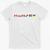 I Stand With Canada Greenland Mexico Panama Gaza Ukraine T-Shirt