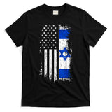 I Stand With Israel Usa Israel Flags T-Shirt