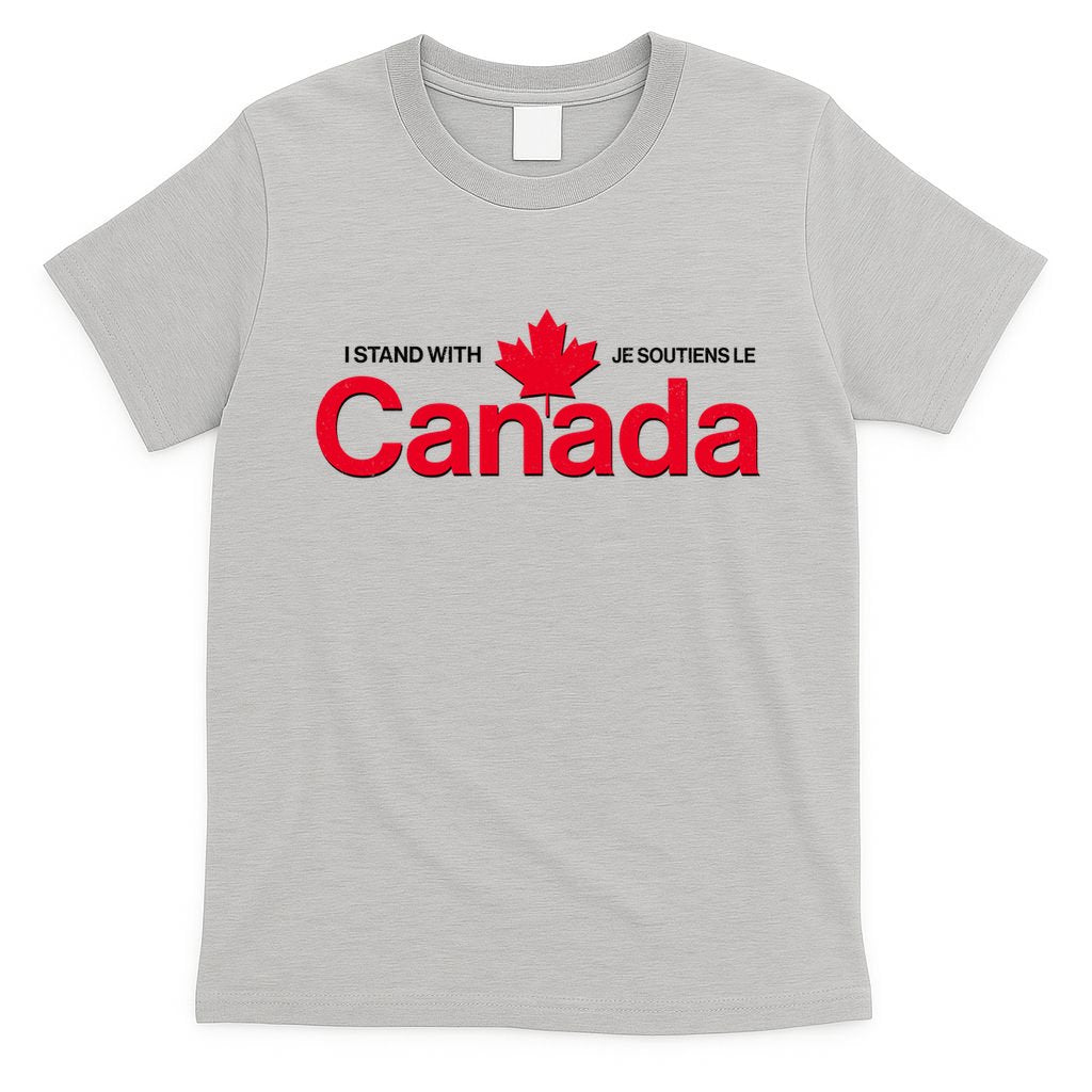 I Stand With Je Soutiens Le Canada English French T-Shirt