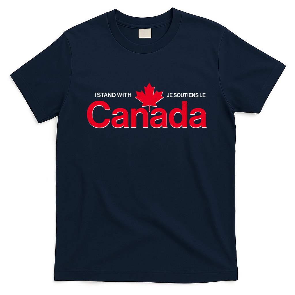 I Stand With Je Soutiens Le Canada English French T-Shirt