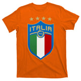Italy Italia Football Soccer Shield Logo T-Shirt