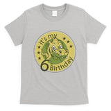 It's My 6th Birthday Dinosaur T-Shirt