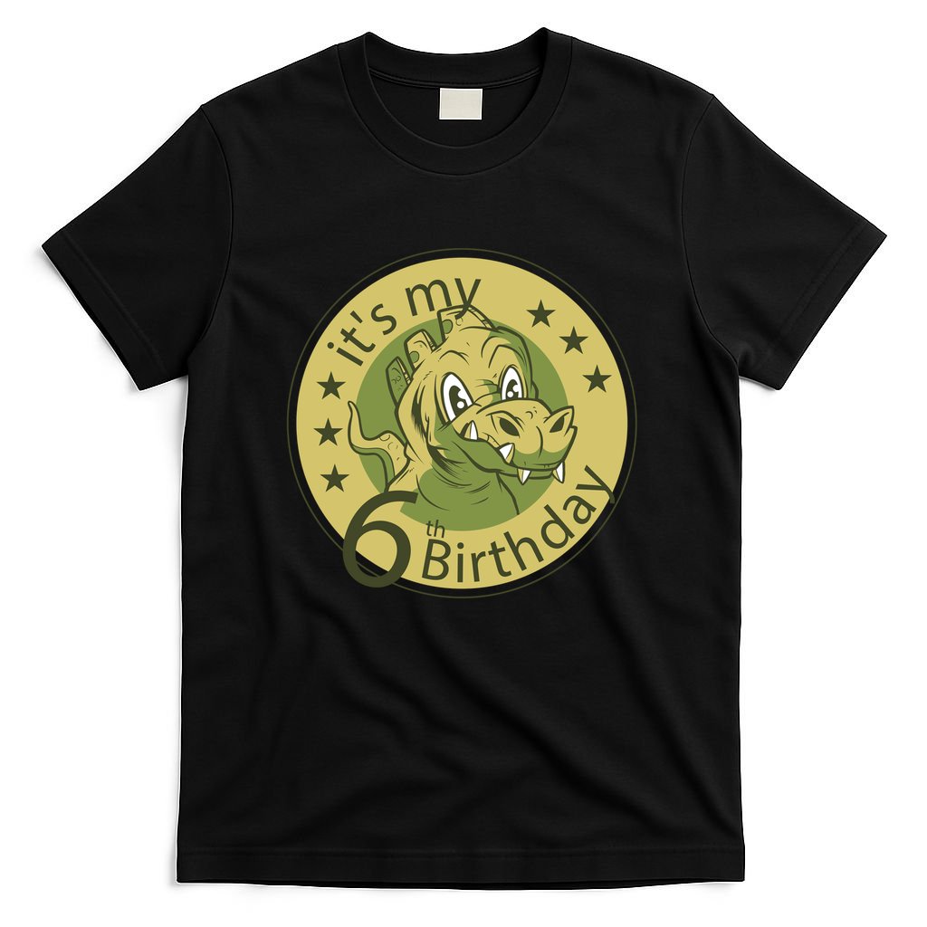 It's My 6th Birthday Dinosaur T-Shirt