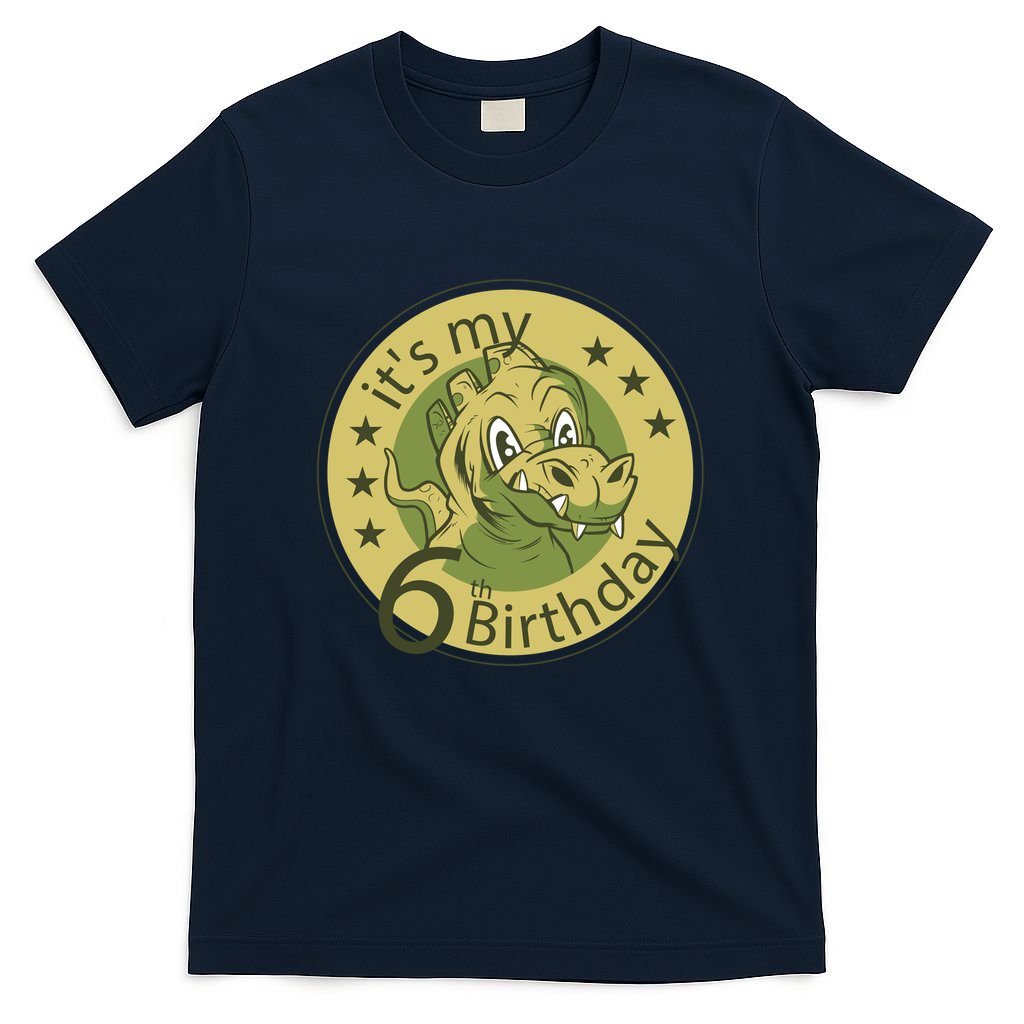 It's My 6th Birthday Dinosaur T-Shirt