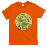 It's My 6th Birthday Dinosaur T-Shirt