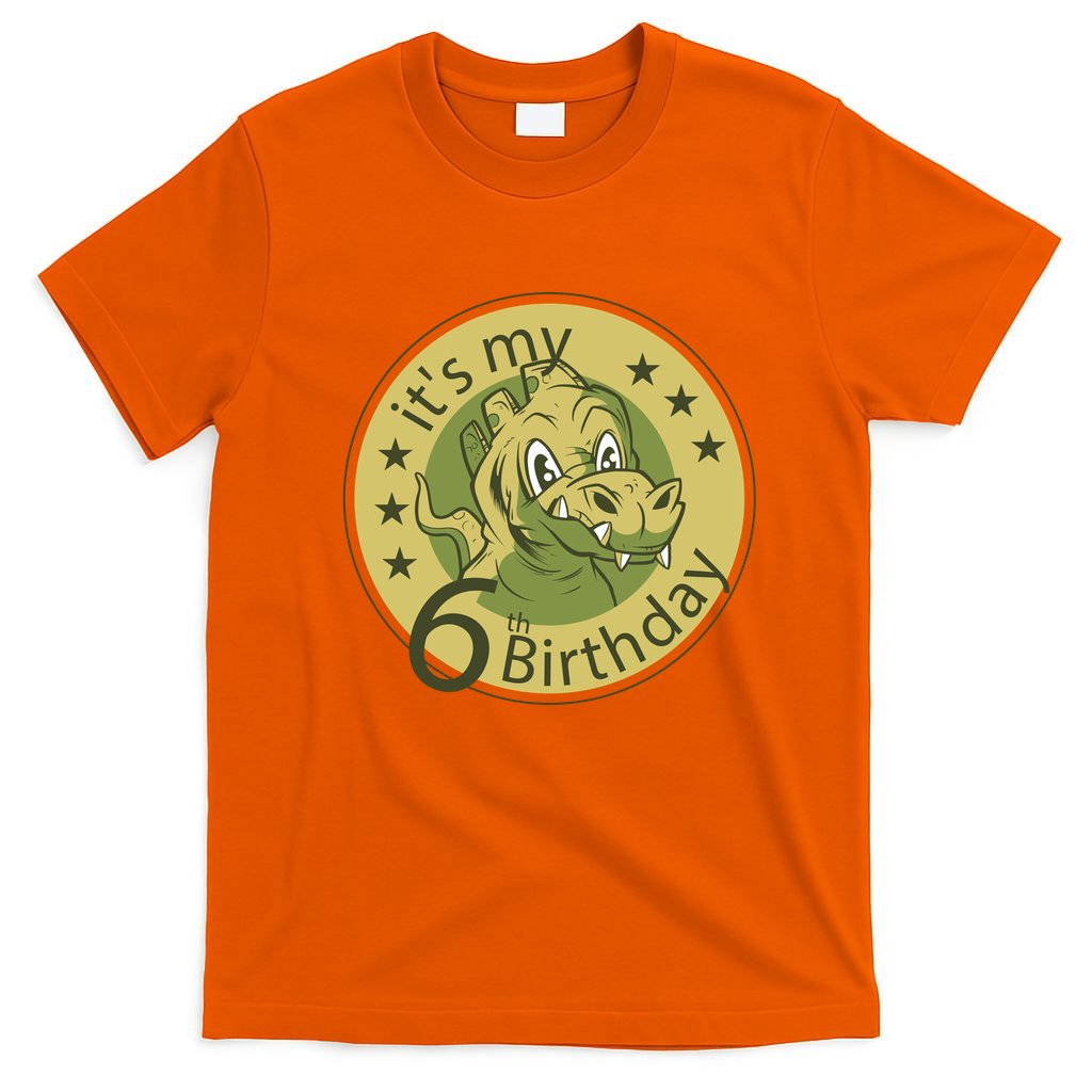 It's My 6th Birthday Dinosaur T-Shirt