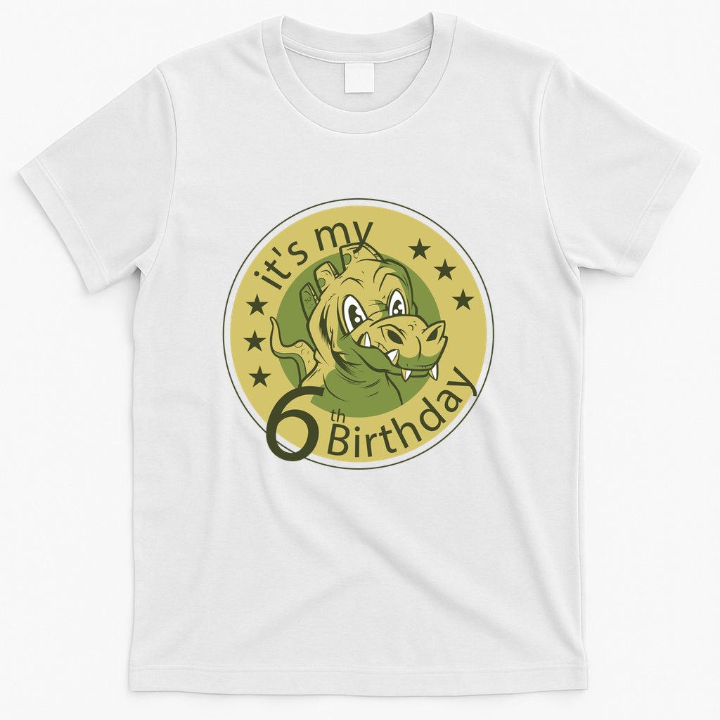 It's My 6th Birthday Dinosaur T-Shirt