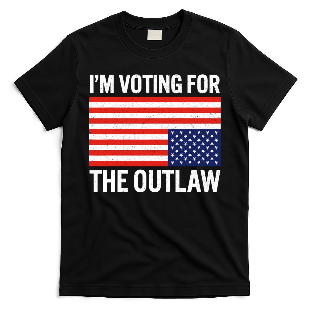 Im Voting For The Outlaw Funny Trump Maga 2024 T-Shirt