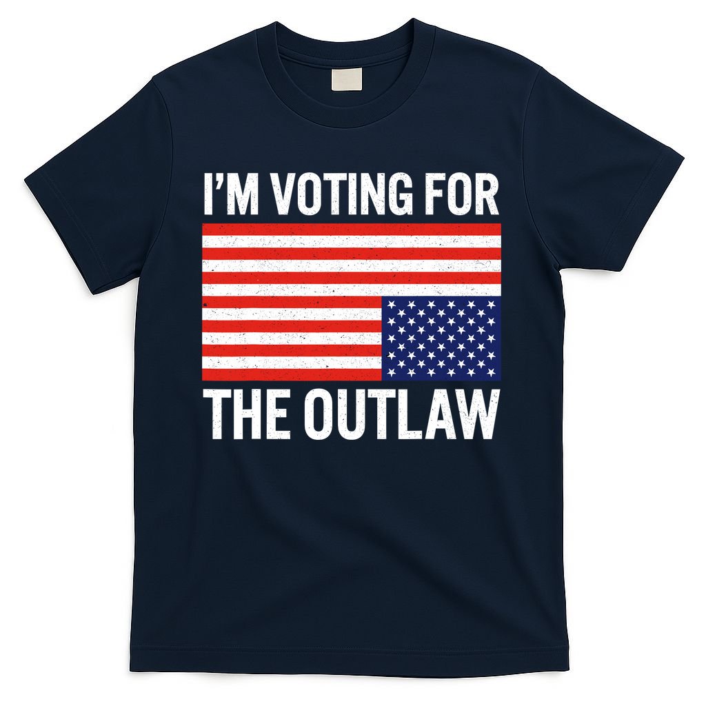 Im Voting For The Outlaw Funny Trump Maga 2024 T-Shirt
