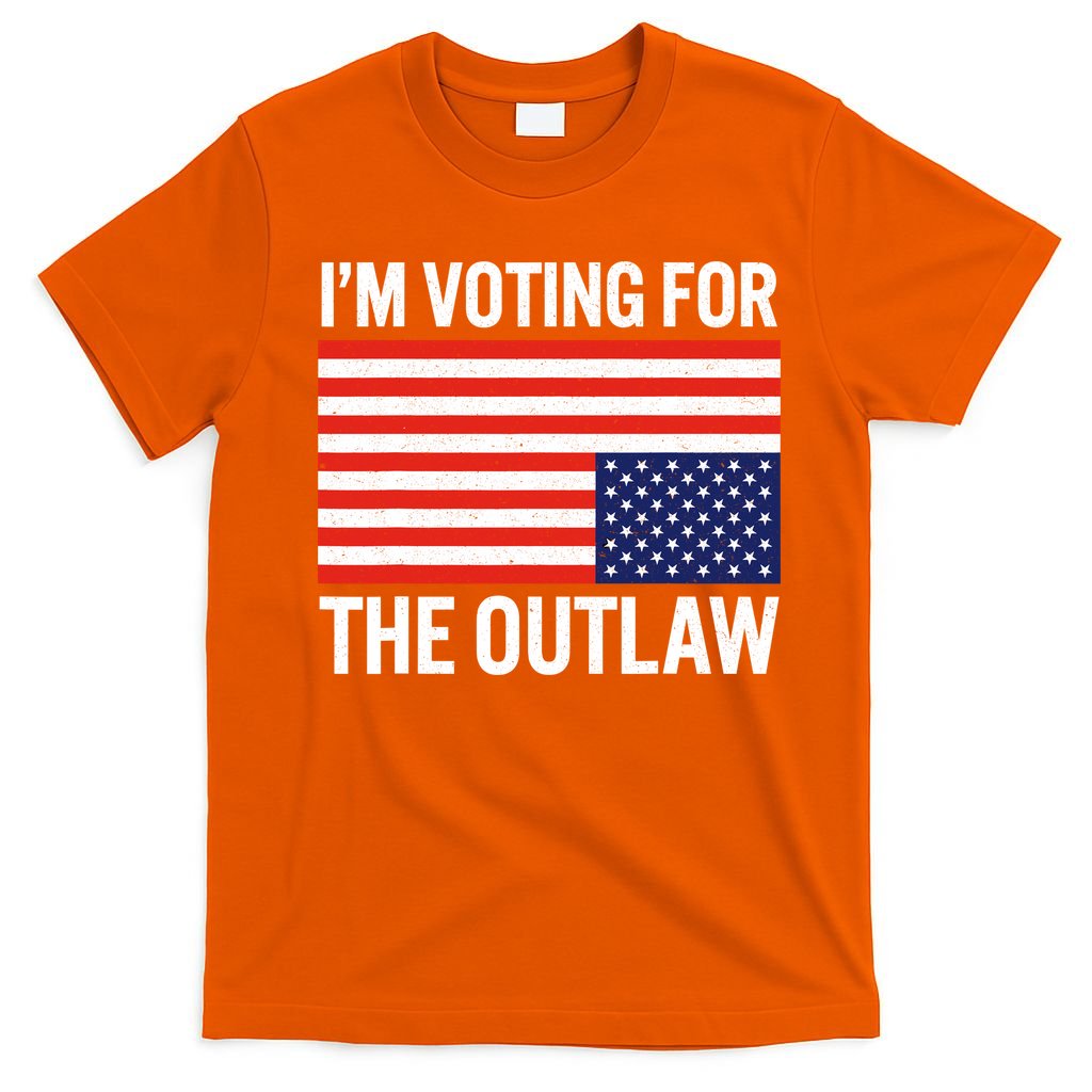 Im Voting For The Outlaw Funny Trump Maga 2024 T-Shirt