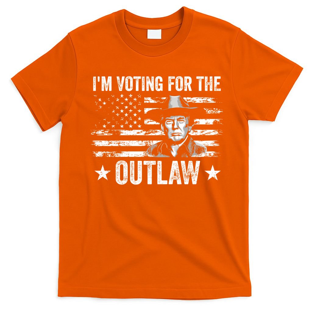 Im Voting For The Outlaw Funny Trump Maga 2024 T-Shirt