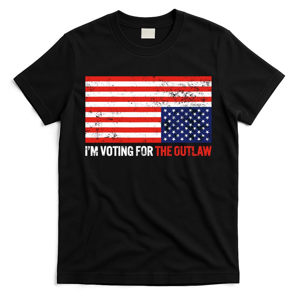 Im Voting For The Outlaw Funny Trump Maga 2024 T-Shirt