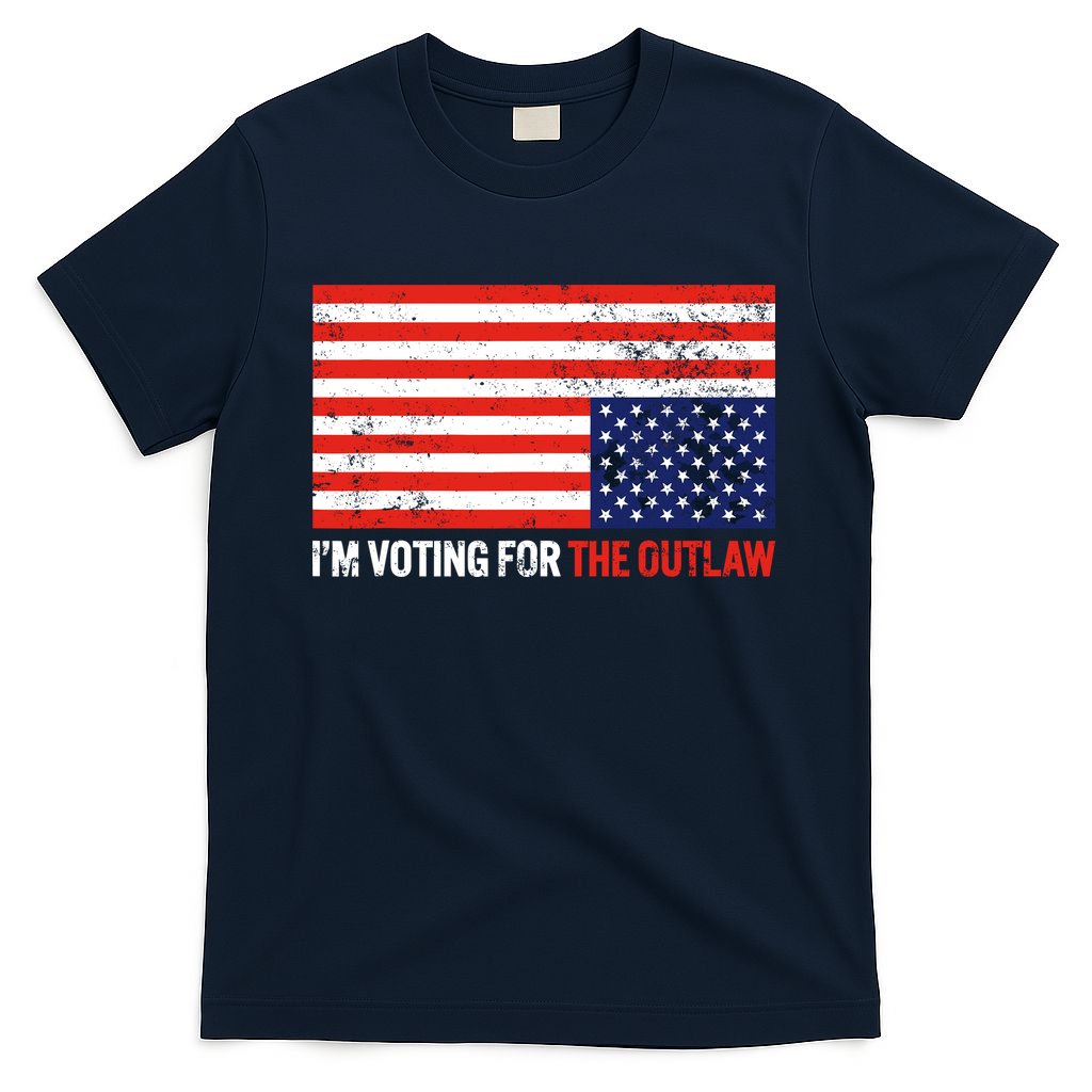 Im Voting For The Outlaw Funny Trump Maga 2024 T-Shirt