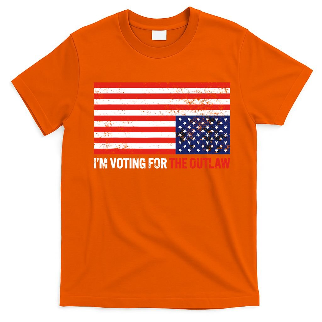 Im Voting For The Outlaw Funny Trump Maga 2024 T-Shirt