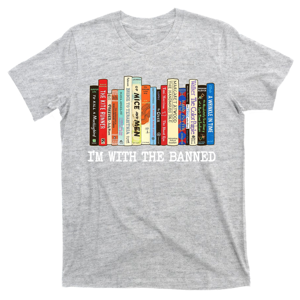 Im With The Banned Banned Books Reading Books T-Shirt
