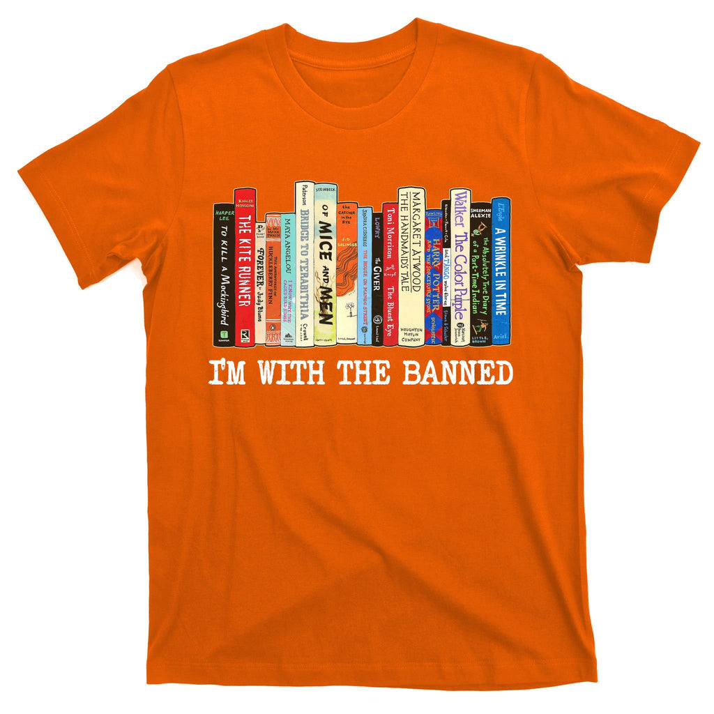 Im With The Banned Banned Books Reading Books T-Shirt