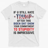 If You Still Hate Trump After This Biden Shit Show Funny T-Shirt