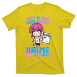 Just A Girl Who Loves Anime And Sketching T-Shirt