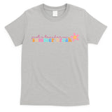 Just A Teacher On Summer Break Flower T-Shirt