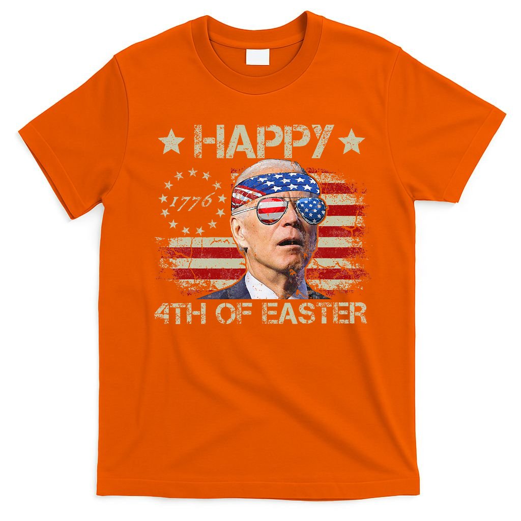 Joe Biden 4th Of July Happy 4th Of Easter Us Flag T-Shirt