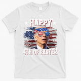 Joe Biden 4th Of July Shirts Happy 4th Of Easter American US Flag T-Shirt