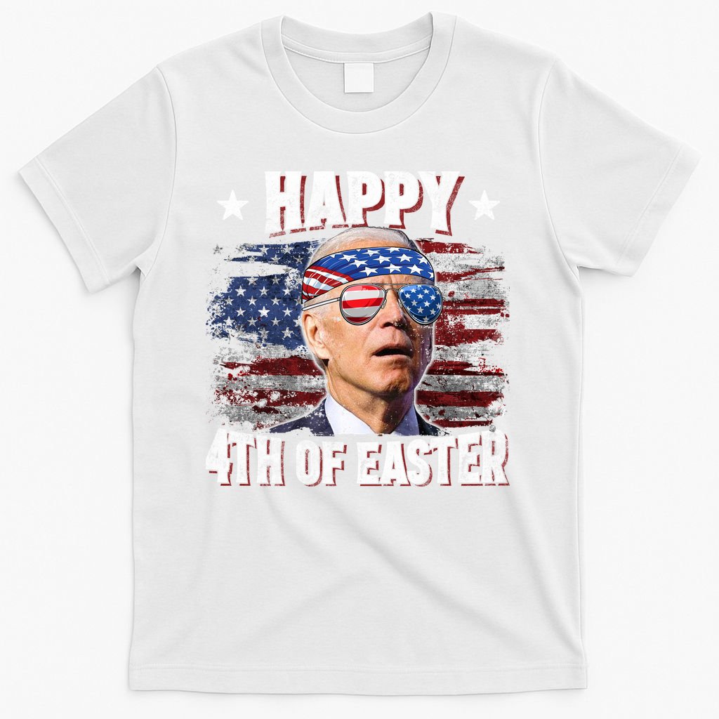 Joe Biden 4th Of July Shirts Happy 4th Of Easter American US Flag T-Shirt