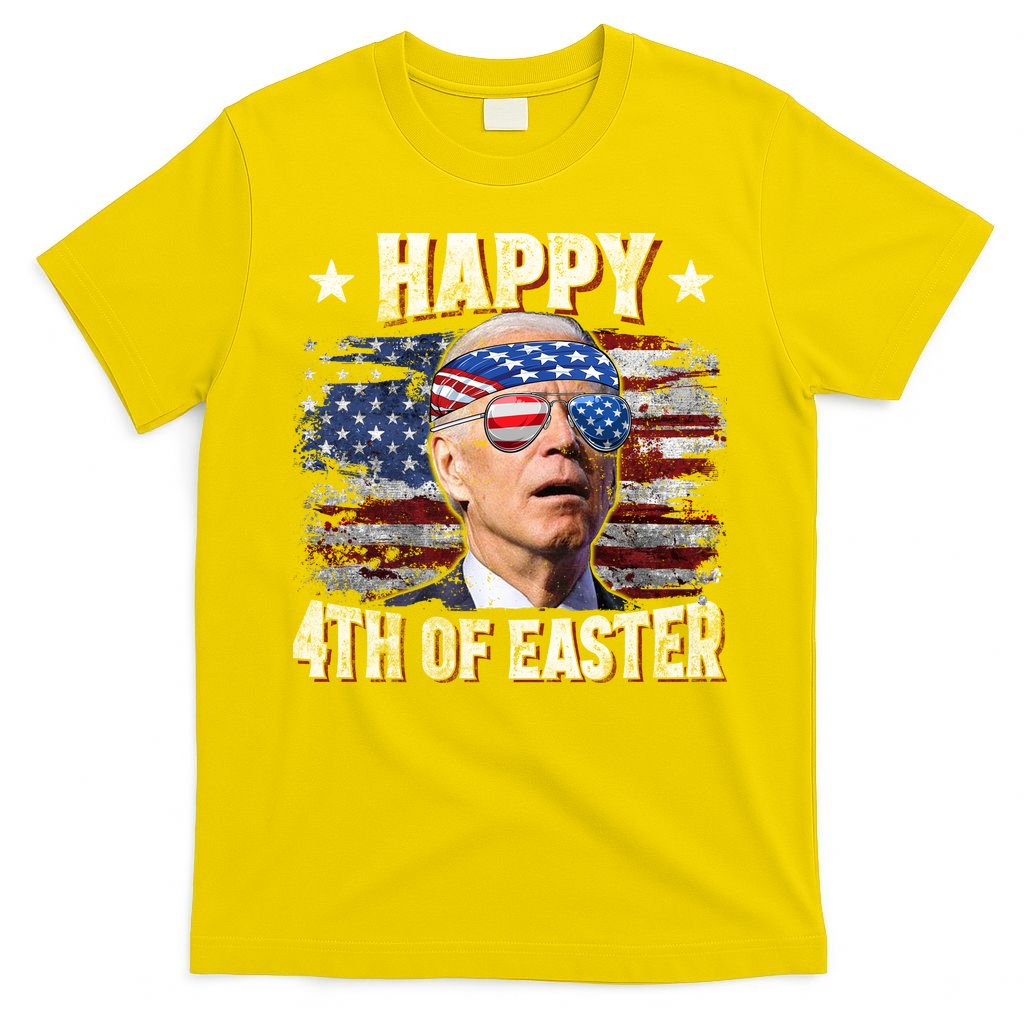 Joe Biden 4th Of July Shirts Happy 4th Of Easter American US Flag T-Shirt