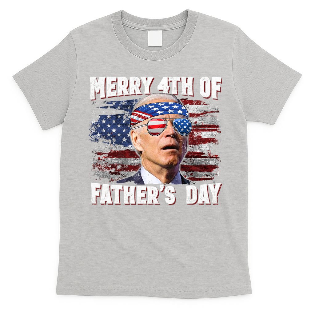 Joe Biden 4th Of July Shirts Merry 4th Of Fathers Day American US Flag T-Shirt