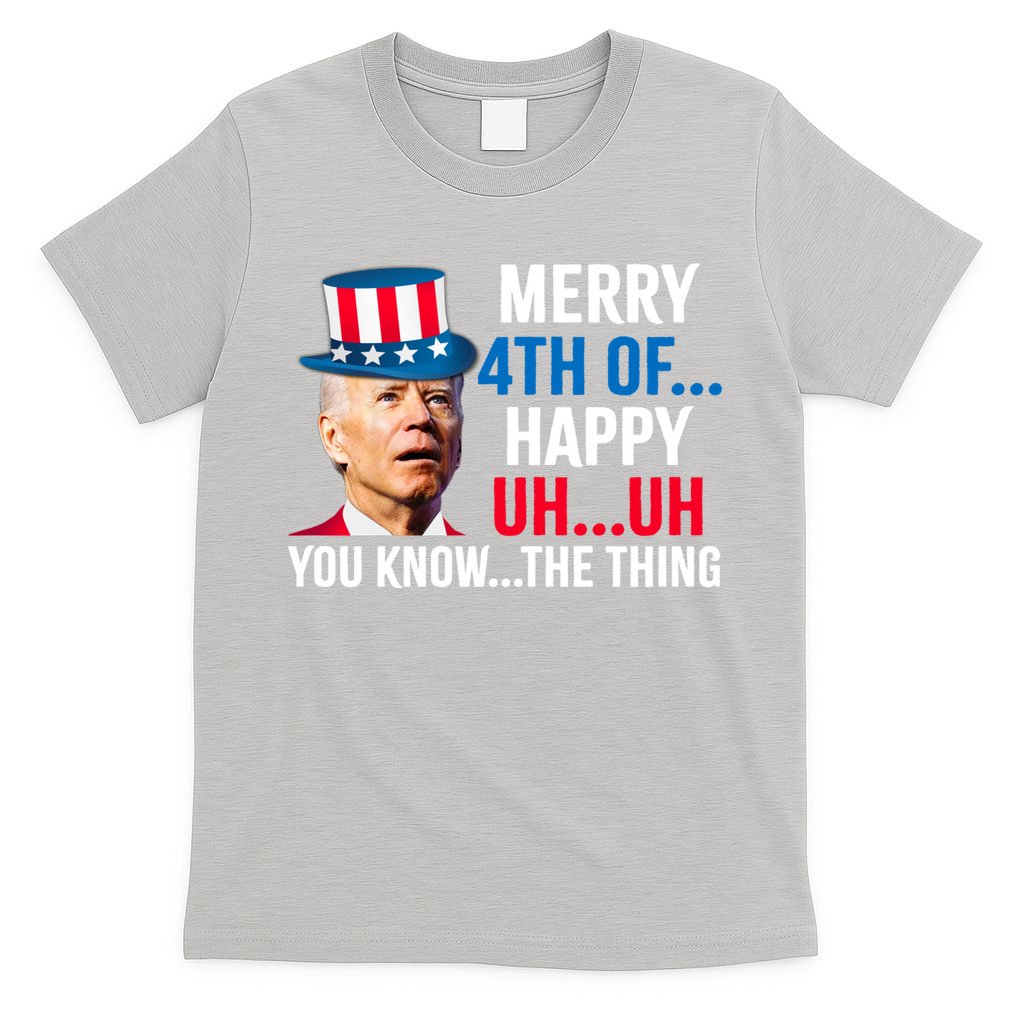 Joe Biden Confused Merry Happy Funny 4th Of July T-Shirt