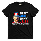 Joe Biden Dazed Biden Confused Merry Happy Funny 4th Of July T-Shirt