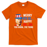 Joe Biden Dazed Biden Confused Merry Happy Funny 4th Of July T-Shirt